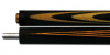 Бильярдный кий для русского бильярда Поповский двухсоставной Классика - эбен, лимонник, граб